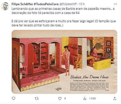 contioutra.com - Decora&ccedil;&atilde;o de baixo or&ccedil;amento do filme Barbie em shopping divide opini&otilde;es na internet