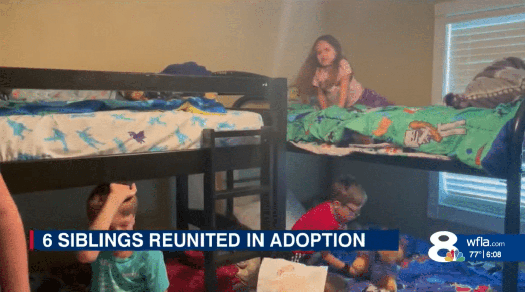 contioutra.com - 6 irmãos órfãos são adotados juntos depois de terem sido separados em lar provisório
