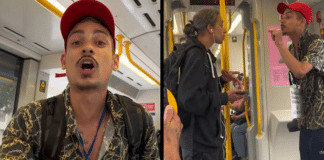 Vídeo: Passageira tenta expulsar brasileiro de metrô em Portugal