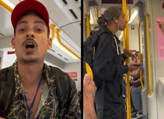 Vídeo: Passageira tenta expulsar brasileiro de metrô em Portugal