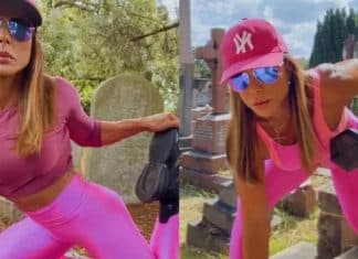 Vovó Fitness causa polêmica ao fazer exercícios em cemitério: “Encontro paz”