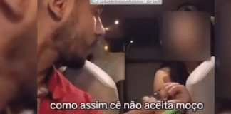Polêmica: Passageira e motorista discutem depois de ele recusar pagamento por vale alimentação Polêmica: Passageira e motorista discutem depois de ele recusar pagamento por vale alimentação