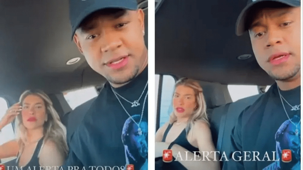 contioutra.com - L&eacute;o Santana e Lore Improta s&atilde;o roubados nos Estados Unidos: "N&atilde;o &eacute; mais t&atilde;o seguro"