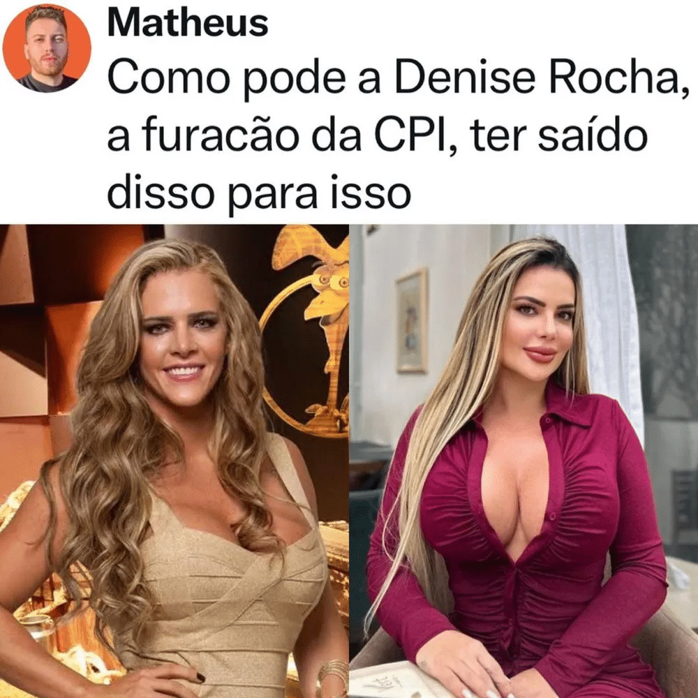 contioutra.com - Denise Rocha viraliza na web ao surgir irreconhec&iacute;vel ap&oacute;s v&aacute;rios procedimento: "Outra pessoa"