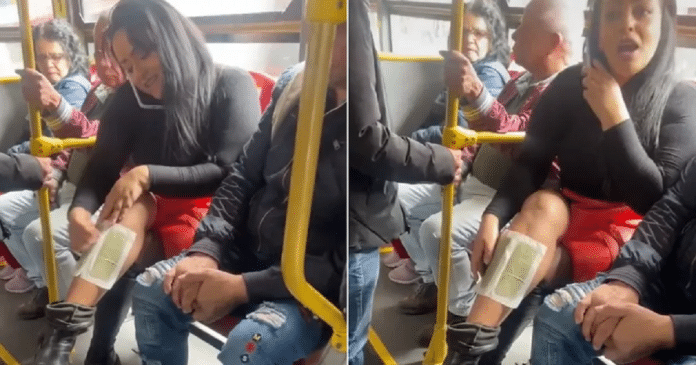 Mulher viraliza ao se depilar com cera em ônibus: ‘Nojento’