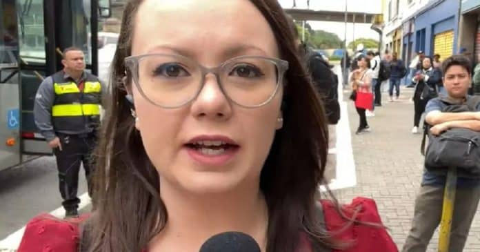 Vídeo: Repórter da Globo é assaltada ao vivo em transmissão no ‘Bom Dia SP’
