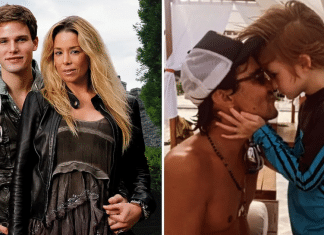 Danielle Winits fala do amor do filho pelo padrasto e alfineta Jônatas Faro, pai biológico da criança