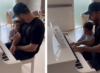 Filho de Marília Mendonça aparece em vídeo cantando com o pai e emociona