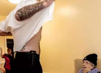 Após voltar de missa, idosa ganha festa com dançarino sensual em asilo para comemorar 102 anos