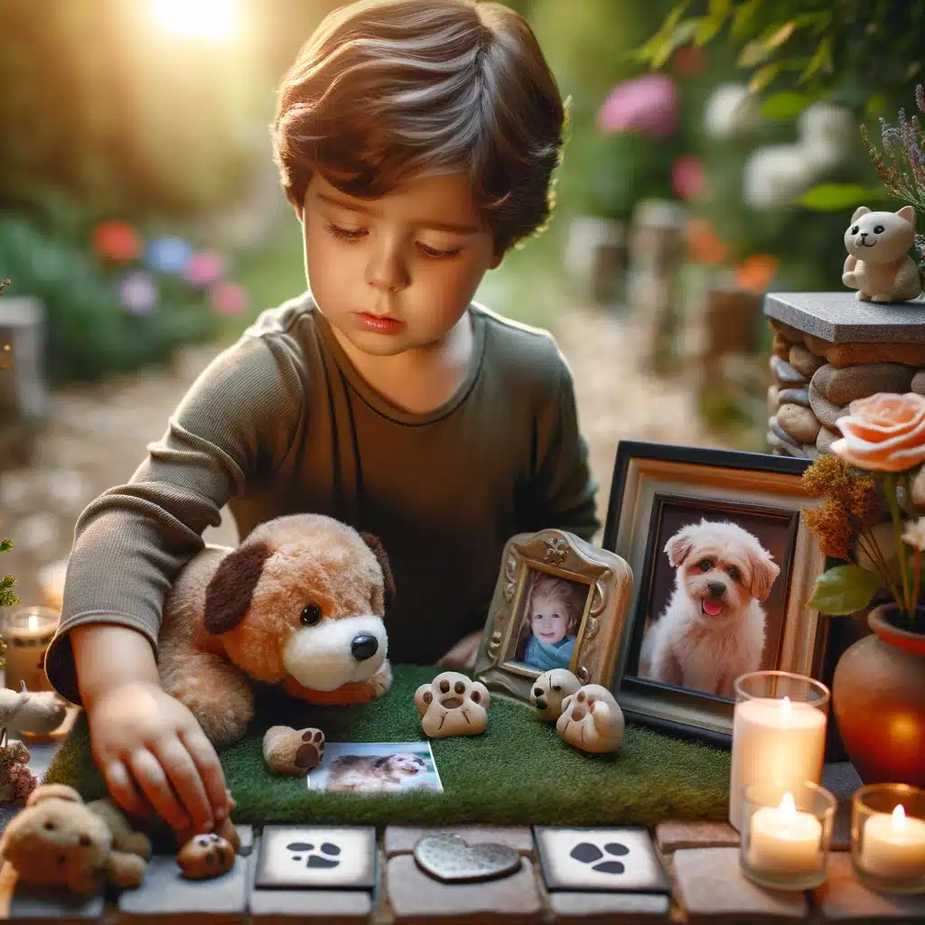 contioutra.com - "Curando o Coração Infantil: Memoriais para Animais de Estimação"