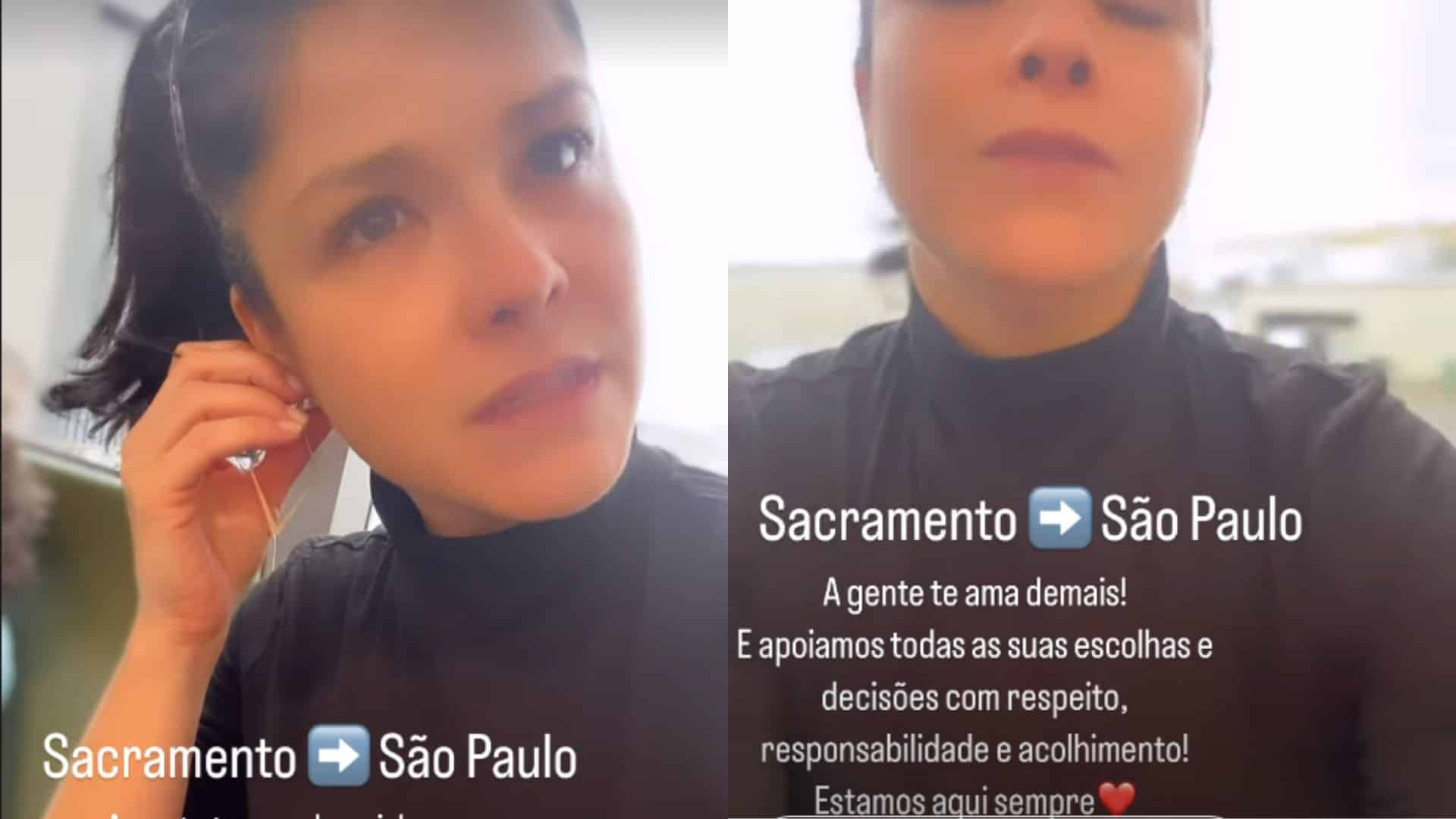 contioutra.com - Aos 14 anos, filha de Samara Felippo decide morar nos EUA: "Filhos são para o mundo"