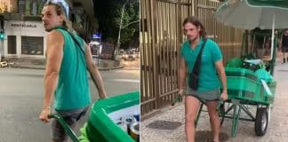 Ex-galã da Globo, Daniel Erthal atualmente vende cerveja nas ruas do Rio