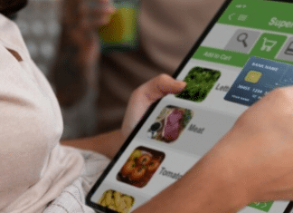 Tecnologia e alimentação saudável. Economia e bem-estar em cada mordida