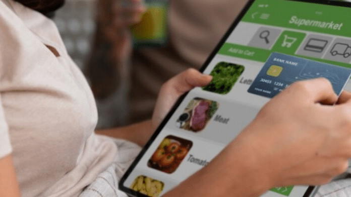 Tecnologia e alimentação saudável. Economia e bem-estar em cada mordida