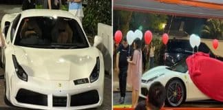 Marido presenteia esposa com Ferrari em agradecimento por ela ter lhe dado filhos: “Deve ter sido difícil”, diz