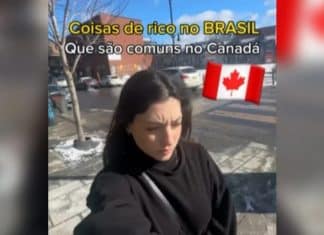 Influenciadora viraliza ao mostrar coisas de rico no Brasil que são comuns no Canadá