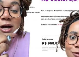 Influenciadora expõe dívida de R$ 2 mil no cartão de crédito que se transformou em quase R$ 1 milhão