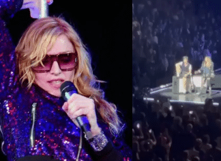 [VÍDEO]: Madonna chama atenção de fã sentado durante show e fica sem jeito ao descobrir que ele é cadeirante