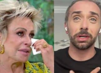 Ana Maria Braga chora ao conversar com tutor de cachorro que morreu em avião da Gol