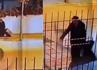 Idosa trajada de freira é flagrada carregando na mala companheira morta há um ano; veja o vídeo