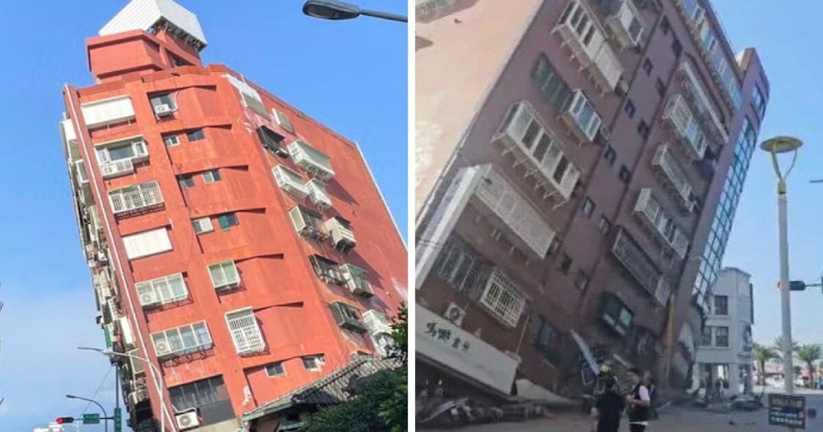 contioutra.com - VÍDEO: Turista fica 'preso' em piscina de hotel durante forte terremoto em Taiwan