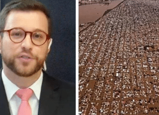 “Muito maior do que parece”: Jornalista da Band revela imagem chocante do Rio Grande do Sul