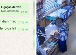 Print mostra adolescente que tirou a vida de família fingindo ser pai justificando falta no trabalho