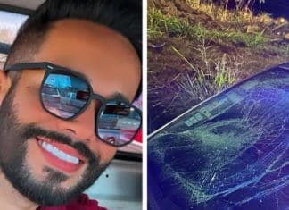 Cantor sertanejo é atropelado enquanto socorria vítima de outro acidente