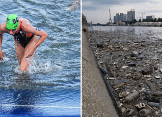 Atleta belga do triatlo é internada após nadar no Rio Sena; equipe desiste de competição