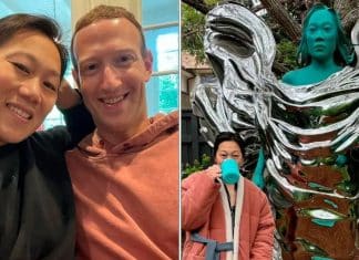 Mark Zuckerberg manda fazer estátua gigante da esposa para decorar sua casa