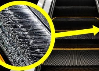 Você sabe por que as escadas rolantes têm escovas nas laterais?