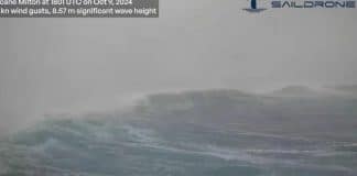 Vídeo chocante feito por drone registra ondas gigantescas dentro do furacão Milton Vídeo chocante feito por drone registra ondas gigantescas dentro do furacão Milton