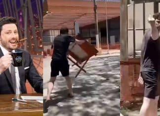 Danilo Gentili se pronuncia após ser flagrado em ataque de fúria com operários