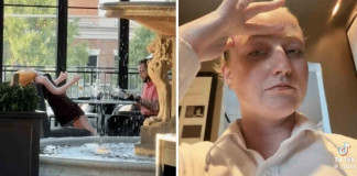 Garçonete é demitida após viralizar no TikTok com vídeo de homem jantando com boneca inflável