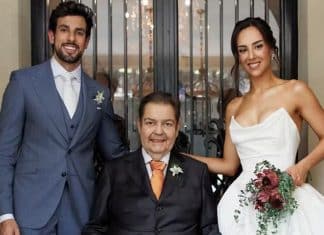 De cadeira de rodas, Faustão fala pela 1ª vez depois de conduzir a filha ao altar em casamento emocionante