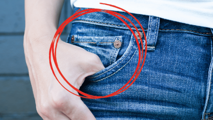 Para que serve o pequeno bolso dentro do bolso do jeans Para que serve o pequeno bolso dentro do bolso do jeans?