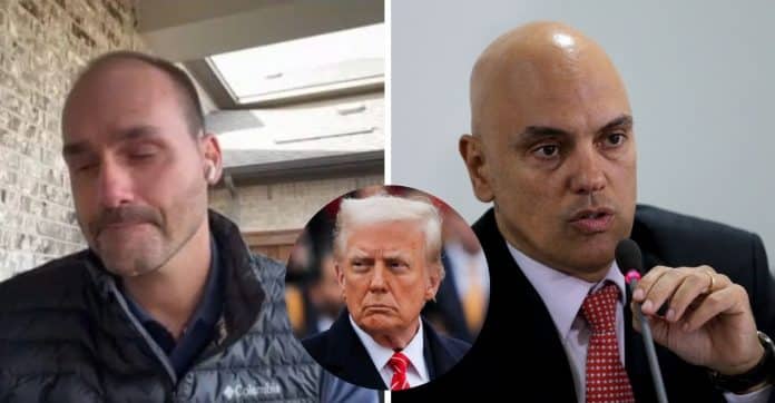 eduardo bolsonaro lei magnitsky trump Eduardo Bolsonaro se pronuncia sobre decisão do Governo Trump de retirar sanções contra Moraes