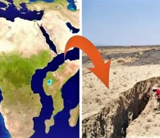 rachadura áfrica novo oceano