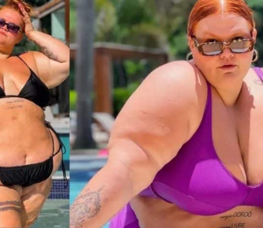 Após eliminar 75 kg, Thais Carla impressiona seguidores com transformação das curvas do corpo; veja antes x depois thais carla antes x depois