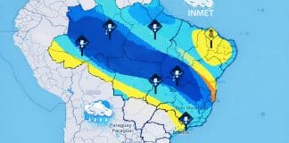Brasil em alerta: previsão aponta chuva forte de Norte a Sul e volumes que chegam a 100mm