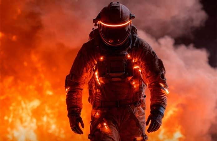 China desenvolve tecido para bombeiros que suporta calor capa China desenvolve tecido para bombeiros que suporta até 1200 °C sem deformar ou derreter