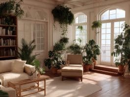 encher a casa de plantas e cuidar delas como suas filhas