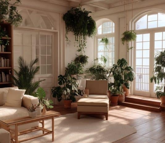 encher a casa de plantas e cuidar delas como suas filhas