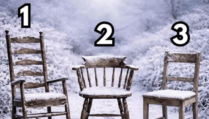 A 1ª cadeira que você escolher revela se você encontrou quem fica ou se continua escolhendo quem vai embora