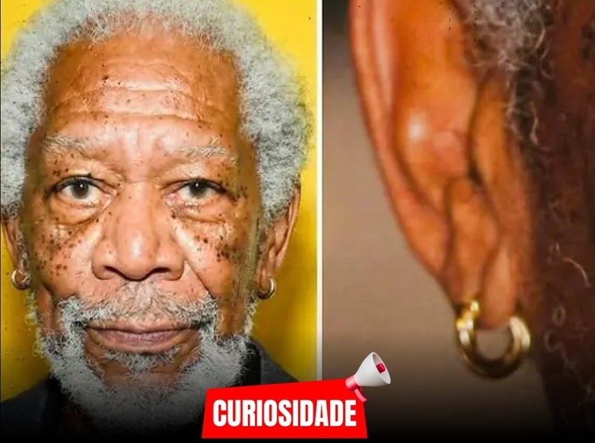 contioutra.com - Morgan Freeman sempre aparece com brincos de ouro, mas a raz&atilde;o real por tr&aacute;s do acess&oacute;rio &eacute; muito antiga quase ningu&eacute;m conhece