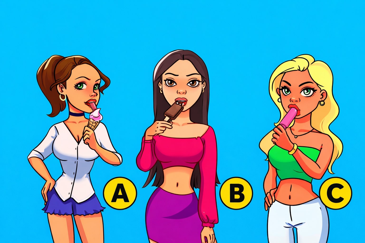 contioutra.com - Teste visual: Quem &eacute; a casada? A 1&ordf; mo&ccedil;a que voc&ecirc; escolher mostra o quanto sua intui&ccedil;&atilde;o pode te enganar