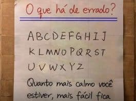 Teste de paciência capa pessoas estão tendo dificuldade em encontrar o erro