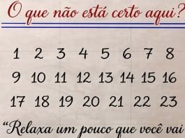 teste de qi com sequencia ache o erro