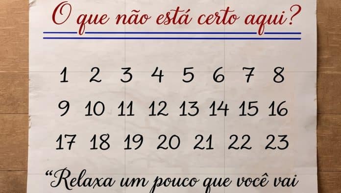 Eu levei 3 minutos e quase desisti! O erro nesta sequência é tão óbvio que chega a irritar.