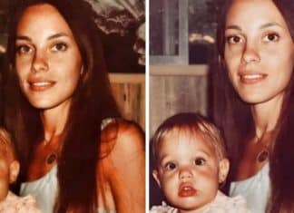 Muito antes do mundo a descobrir como uma futura estrela, esta menina era apenas uma criança amada e protegida pela sua mãe